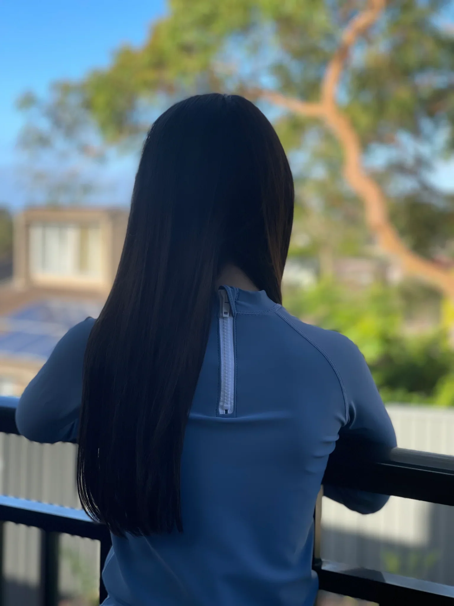 Kicky Swim - Rashguard Top | Hamptons Blue - Image 4