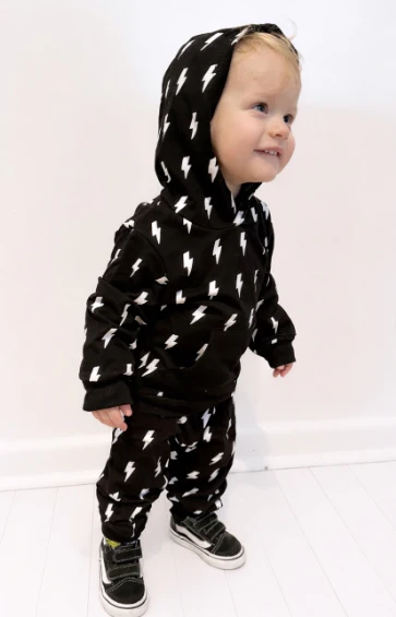 Lightning Tracksuit Set | Black - Image 2