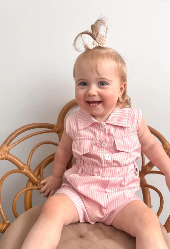 Juniper Summer Romper | Pink - Image 2