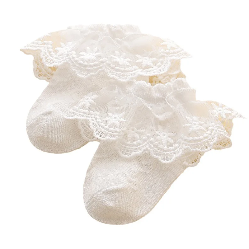 Lace Ruffle Socks
