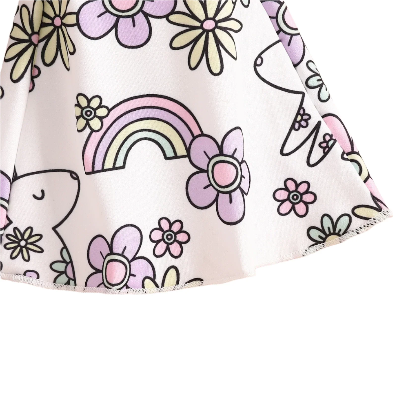 Lilac Floral Flares Set - Image 3