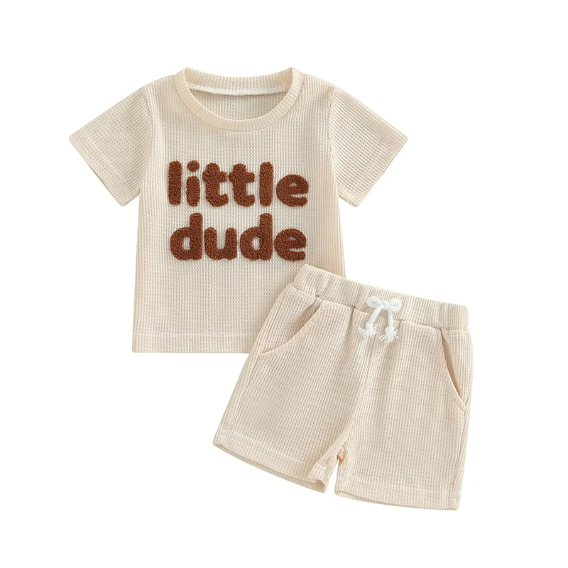 Little Dude Waffle Set | 2 Colours - Image 5