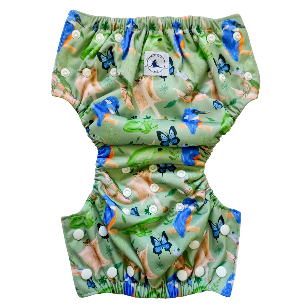 Little E & Co - Reusable Swim Nappy | Forest - Image 2