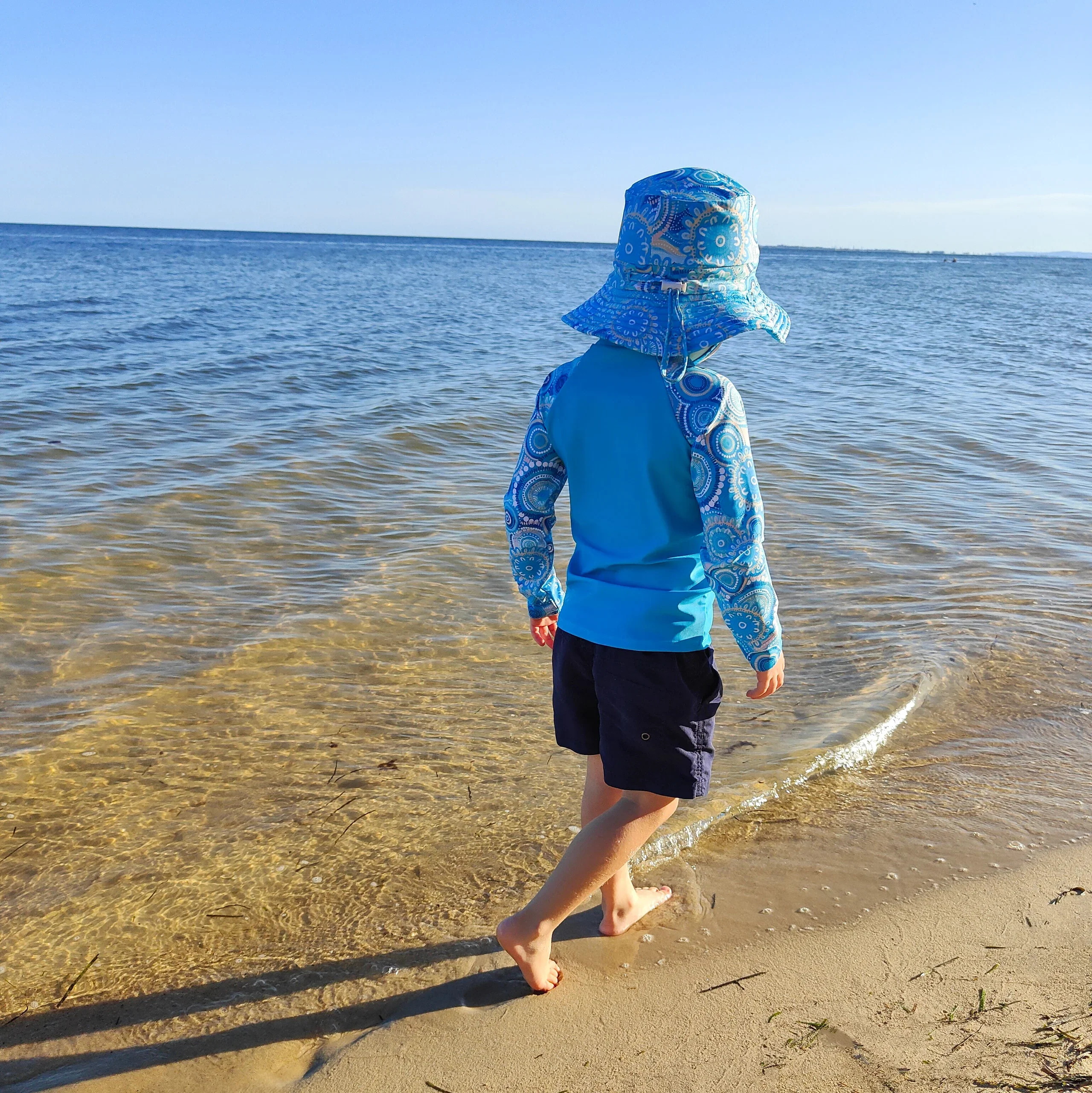 Little E & Co - Reversible Swim Hat | Called Home to the Ocean - Image 4