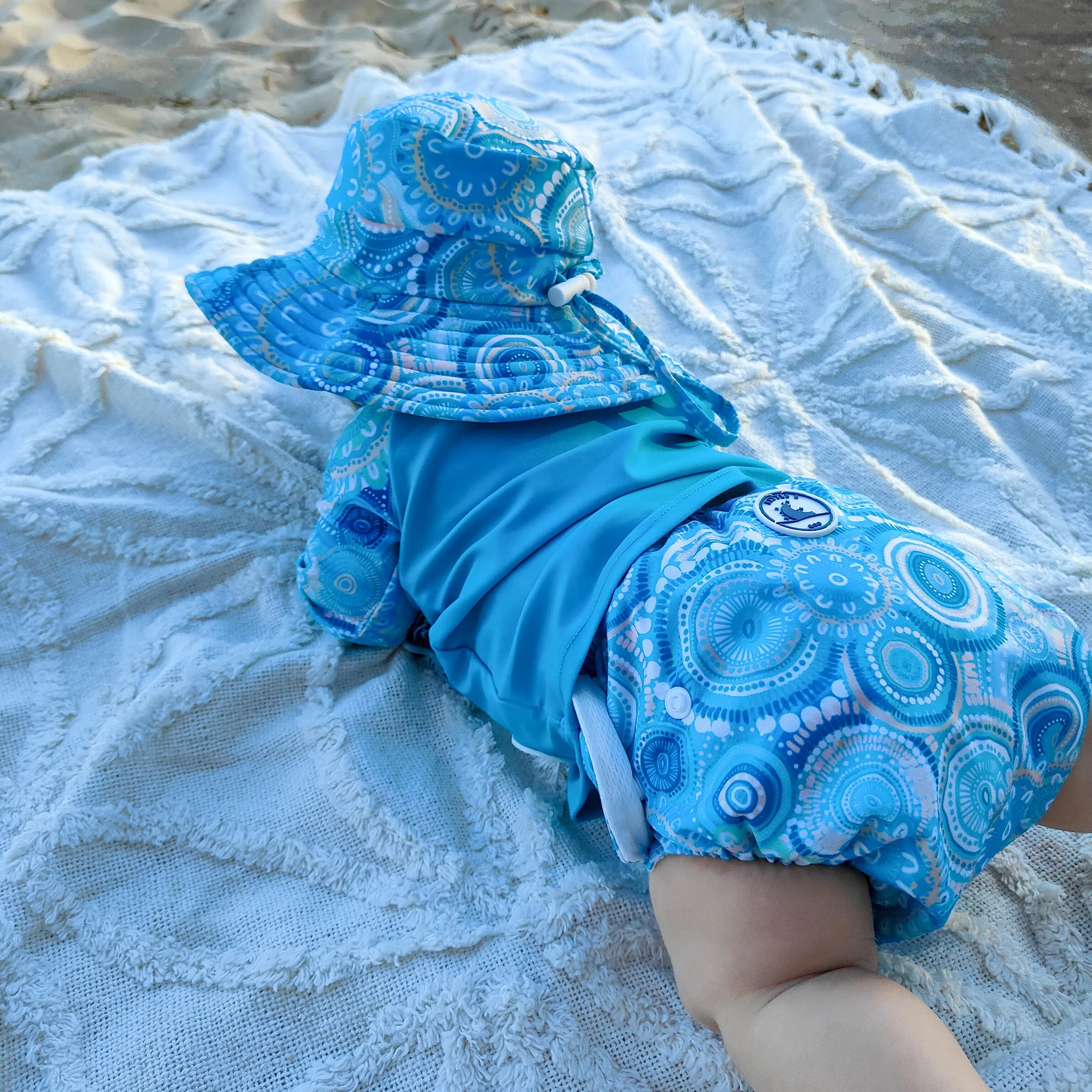Little E & Co - Reversible Swim Hat | Called Home to the Ocean - Image 7