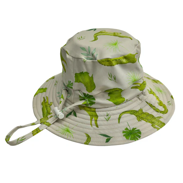 Little E & Co - Reversible Swim Hat | Crocodiles - Image 2