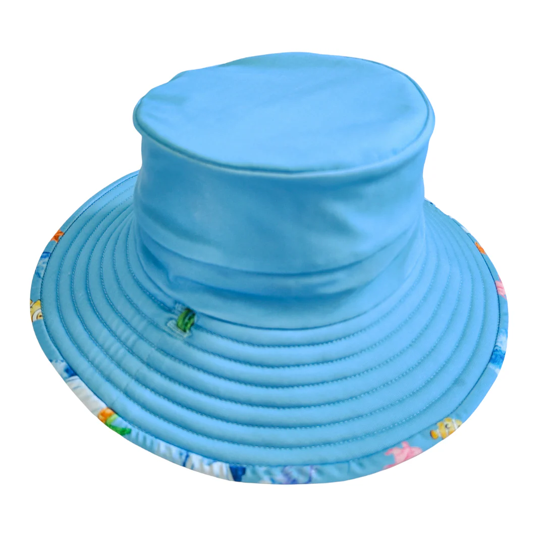 Little E & Co - Reversible Swim Hat | Ocean - Image 3