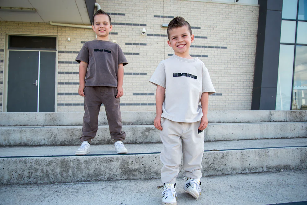 Winter and Raven - Luxe Acid Wash Joggers | Vintage Stone - Image 4