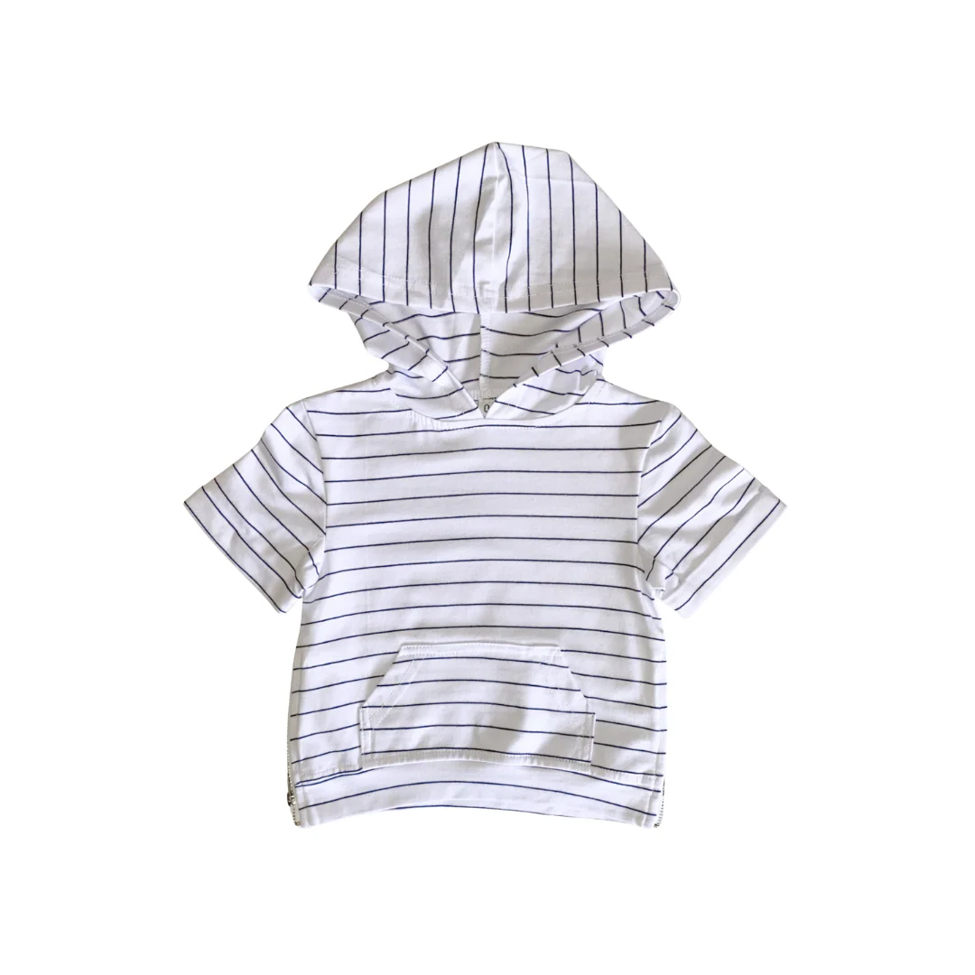 Mister & Muse - Hooded Tee | Stripes - Image 2