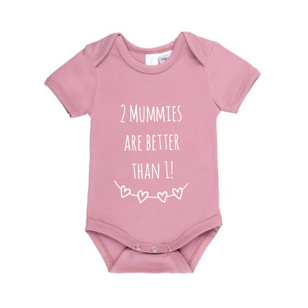 MLW By Design - 2 Mummies Bodysuit | Various Colours - Image 3