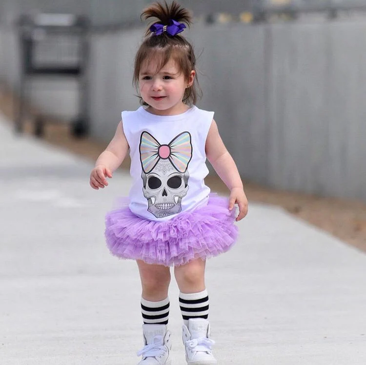 MLW By Design - Candy Skull Tank | White or Black - Image 3