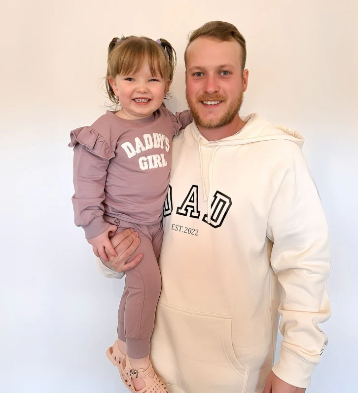 MLW by Design - Dad EST. Hoodie | Various Colours - Image 2