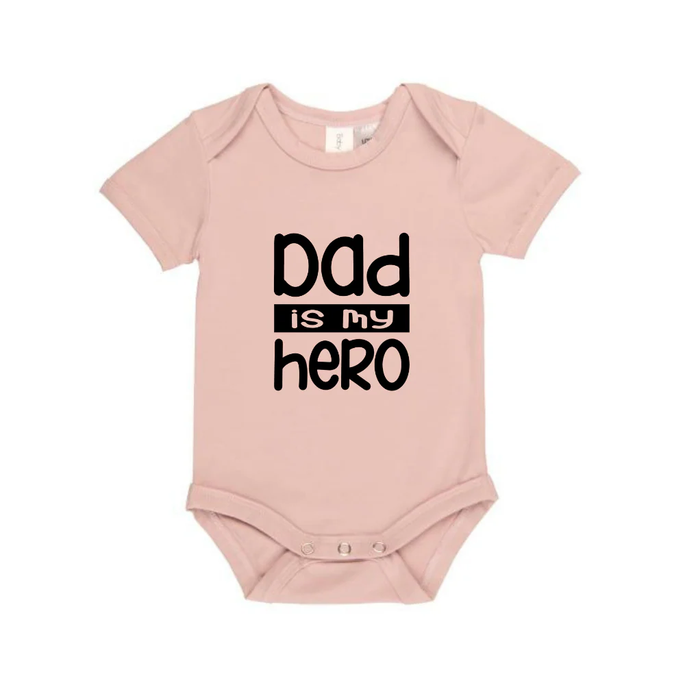 MLW by Design - Dad Is My Hero Bodysuit | Various Colours - Image 5