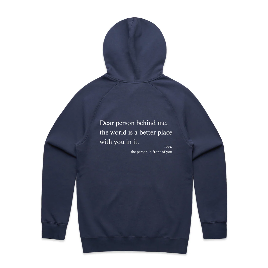 MLW By Design - Dear Person Adult Fleece Hoodie | Various Colours - Image 2