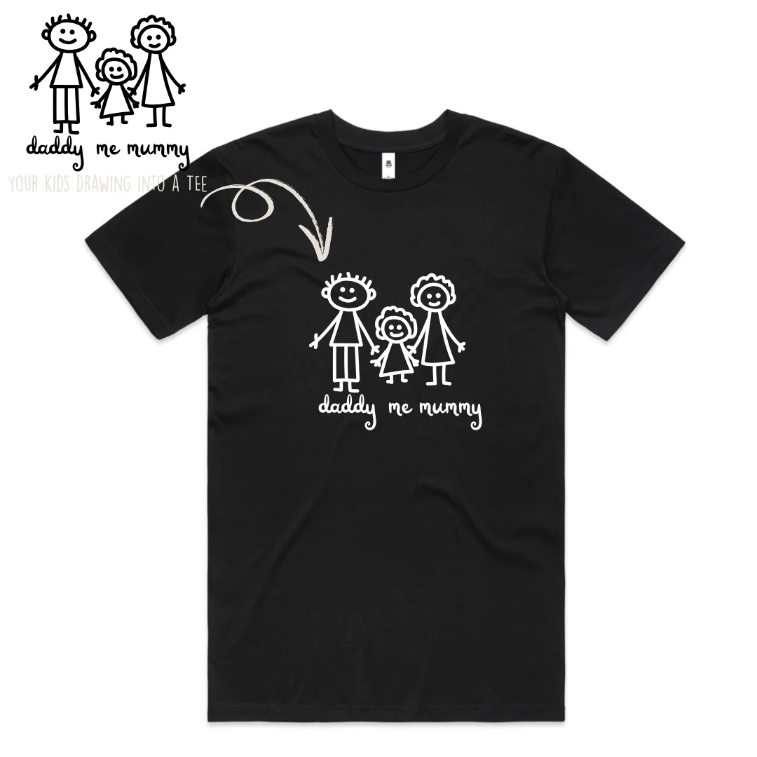 MLW By Design - Drawing Upload Adult Hoodie or Tee | Black - Image 2