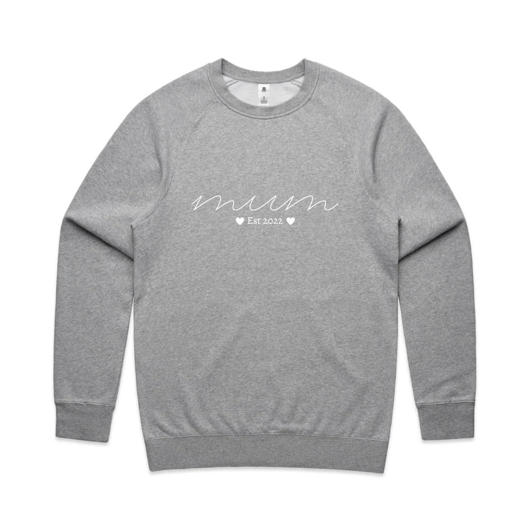 MLW By Design - Personalised Established MUM Adult Crew | Various Colours - Image 3