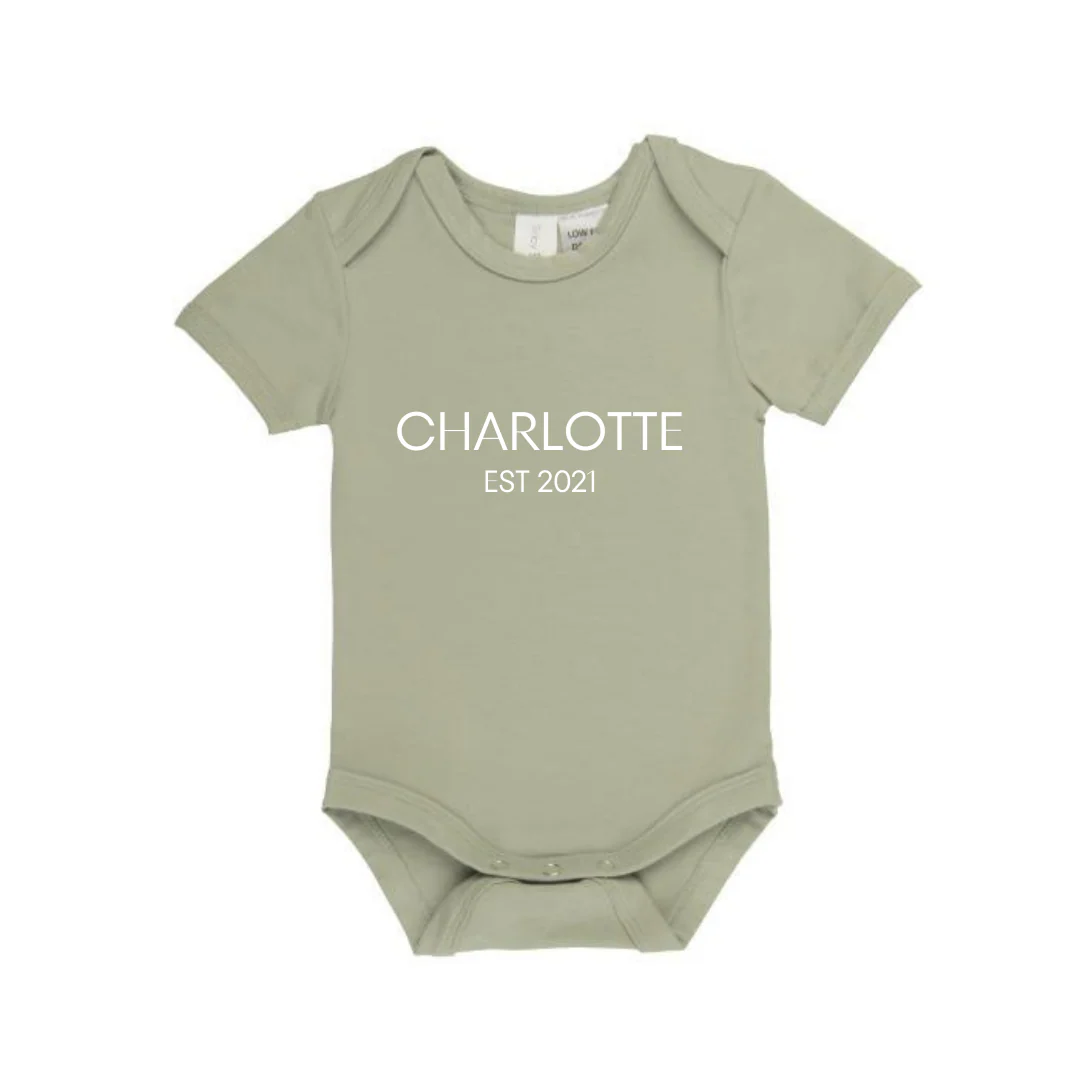 MLW By Design - Established Personalised Bodysuit | Various Colours - Image 2