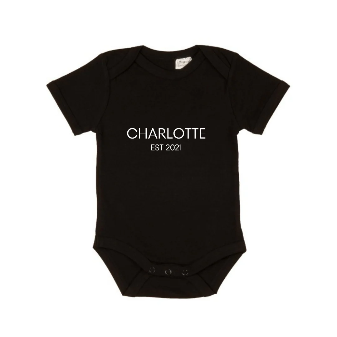 MLW By Design - Established Personalised Bodysuit | Various Colours - Image 3