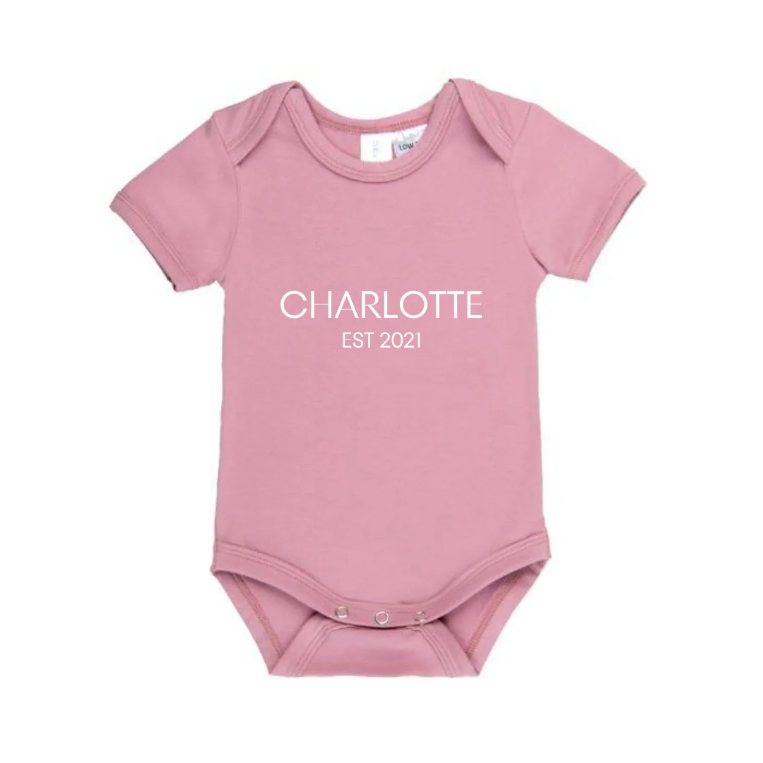 MLW By Design - Established Personalised Bodysuit | Various Colours - Image 4