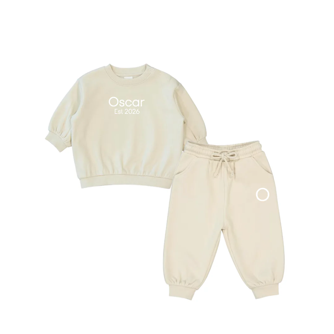 MLW By Design - Established Personalised Tracksuit | Cream | LIMITED EDITION