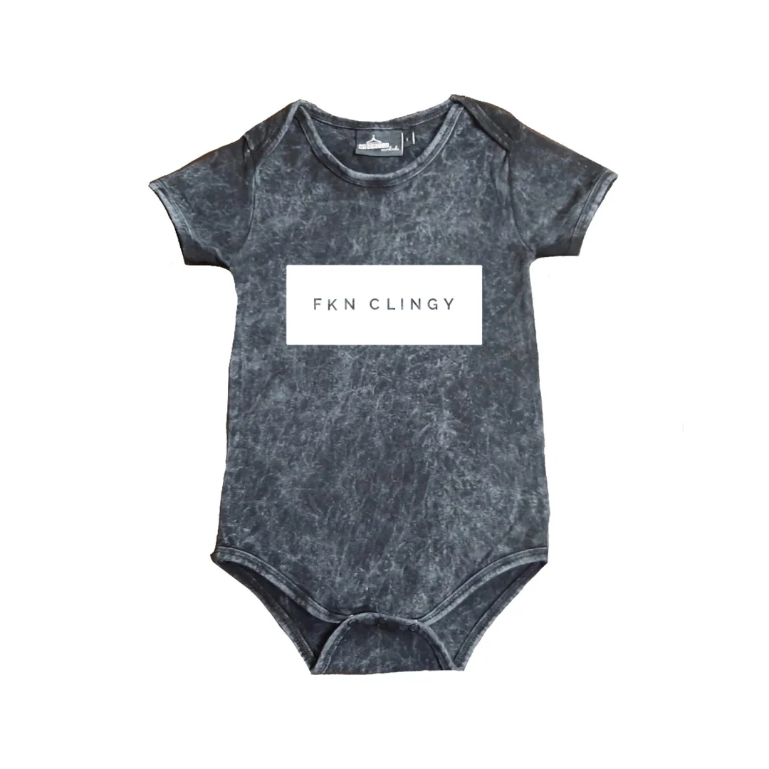 MLW By Design - FKN CLINGY™ Stonewash Bodysuit | Black or Sand - Image 2
