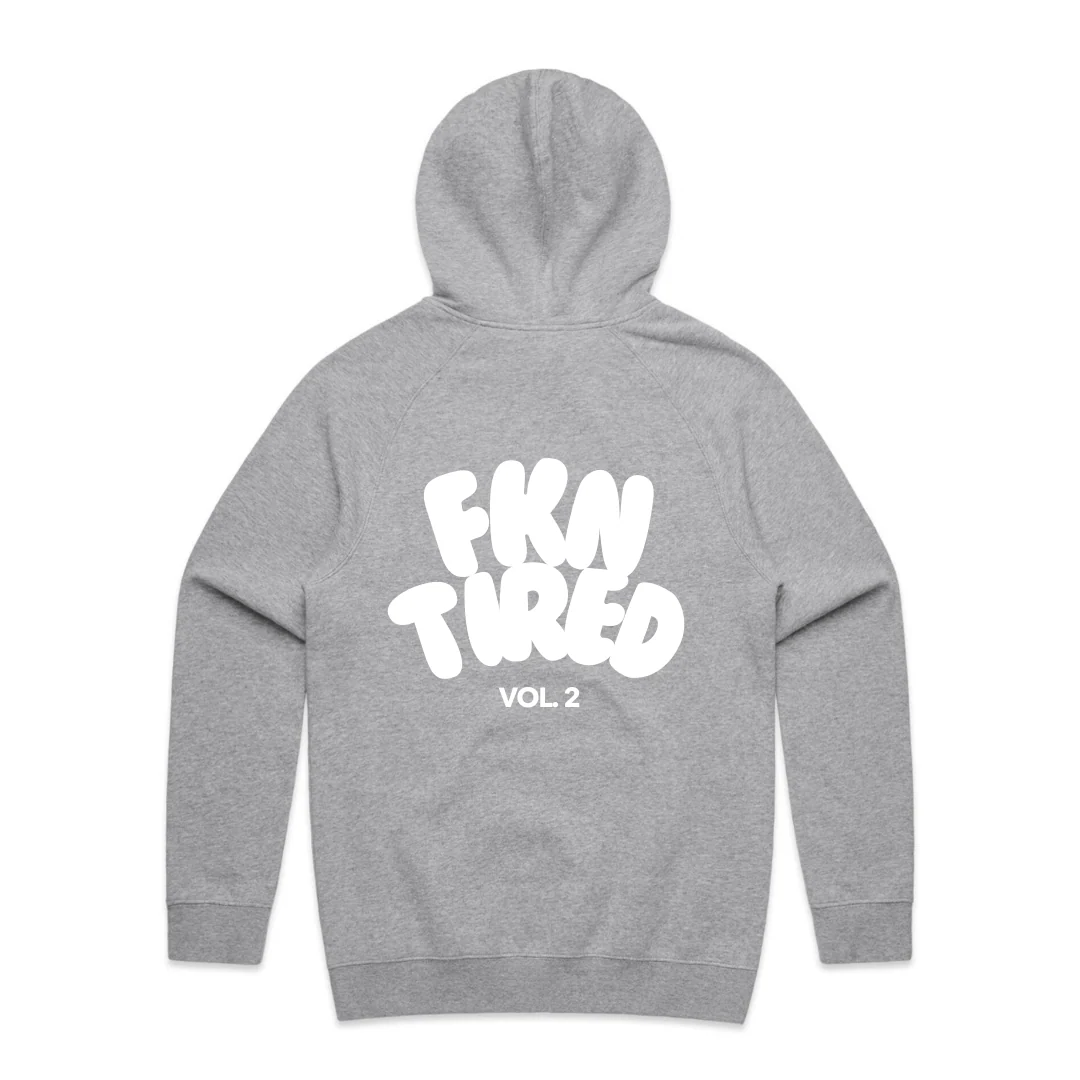 MLW By Design - FKN Tired Vol. 2 Adult Fleece Hoodie | Various Colours - Image 4