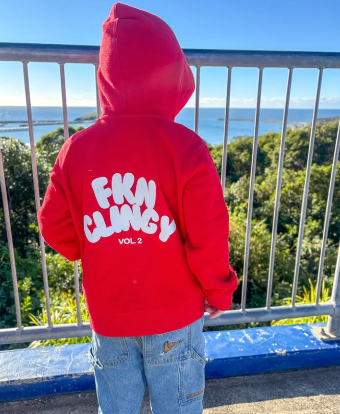 MLW By Design - FKN Clingy Vol. 2 Kids Fleece Hoodie | Various Colours - Image 2
