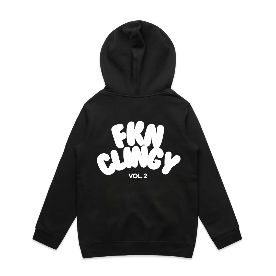 MLW By Design - FKN Clingy Vol. 2 Kids Fleece Hoodie | Various Colours - Image 4