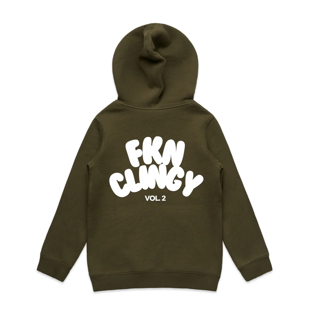 MLW By Design - FKN Clingy Vol. 2 Kids Fleece Hoodie | Various Colours - Image 6