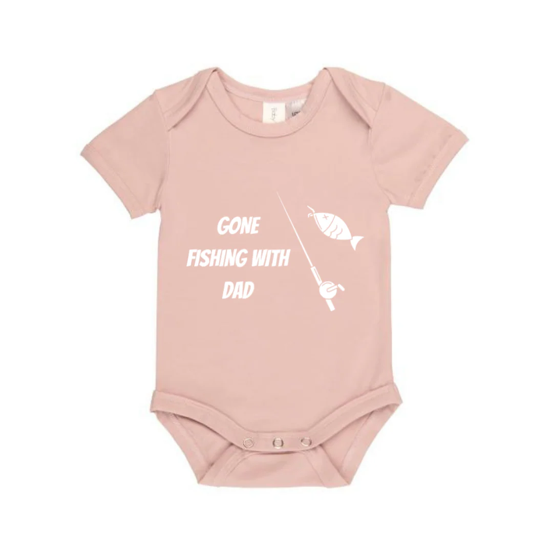 MLW By Design - Gone Fishing with Dad Bodysuit | Various Colours - Image 4