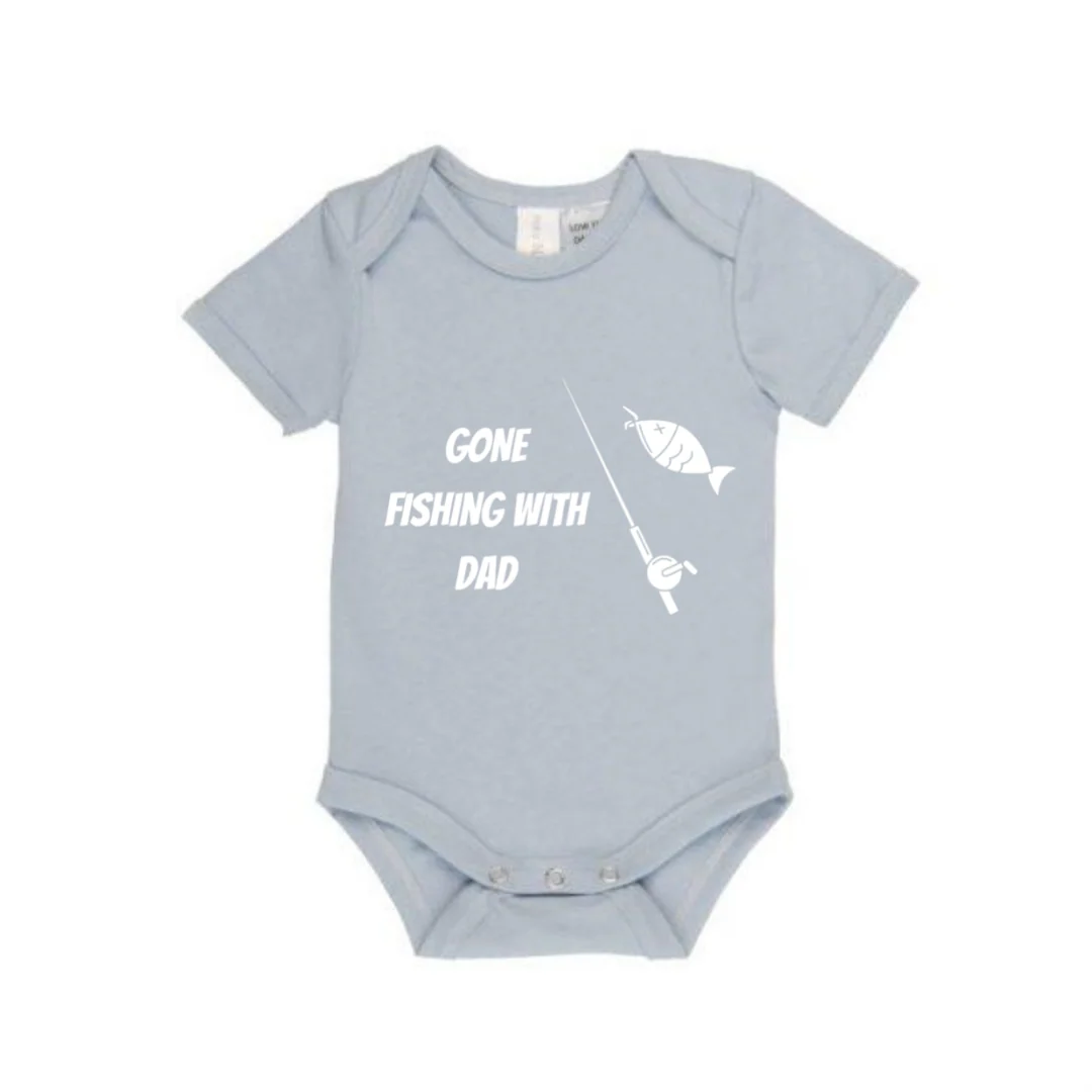 MLW By Design - Gone Fishing with Dad Bodysuit | Various Colours - Image 5