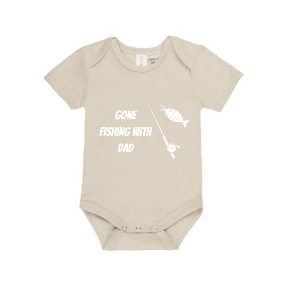 MLW By Design - Gone Fishing with Dad Bodysuit | Various Colours - Image 6
