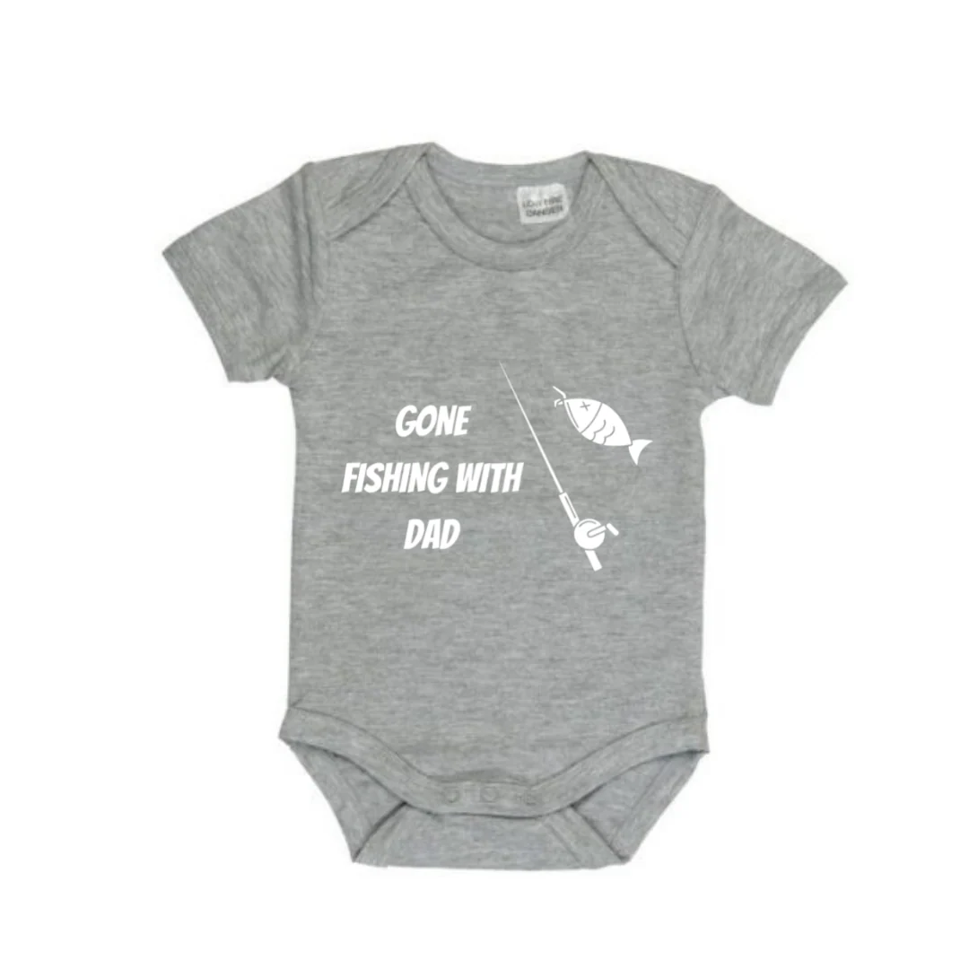 MLW By Design - Gone Fishing with Dad Bodysuit | Various Colours - Image 7