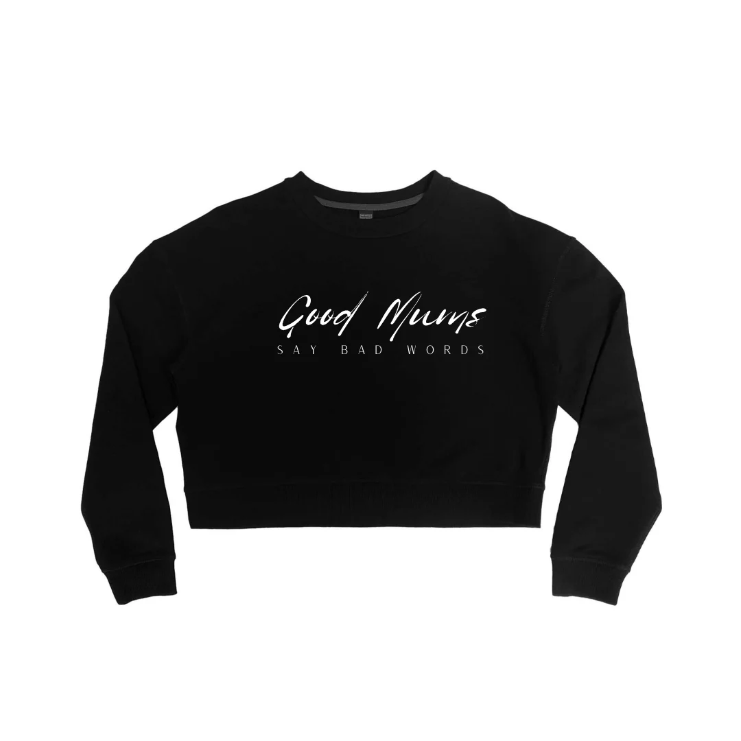 MLW By Design - Good Mums Adult Crop Crew | Various Colours - Image 3