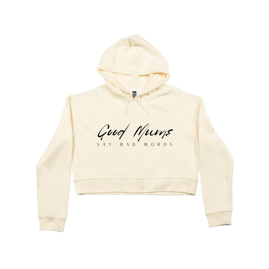 MLW By Design - Good Mums Adult Crop Hoodie | Various Colours - Image 2