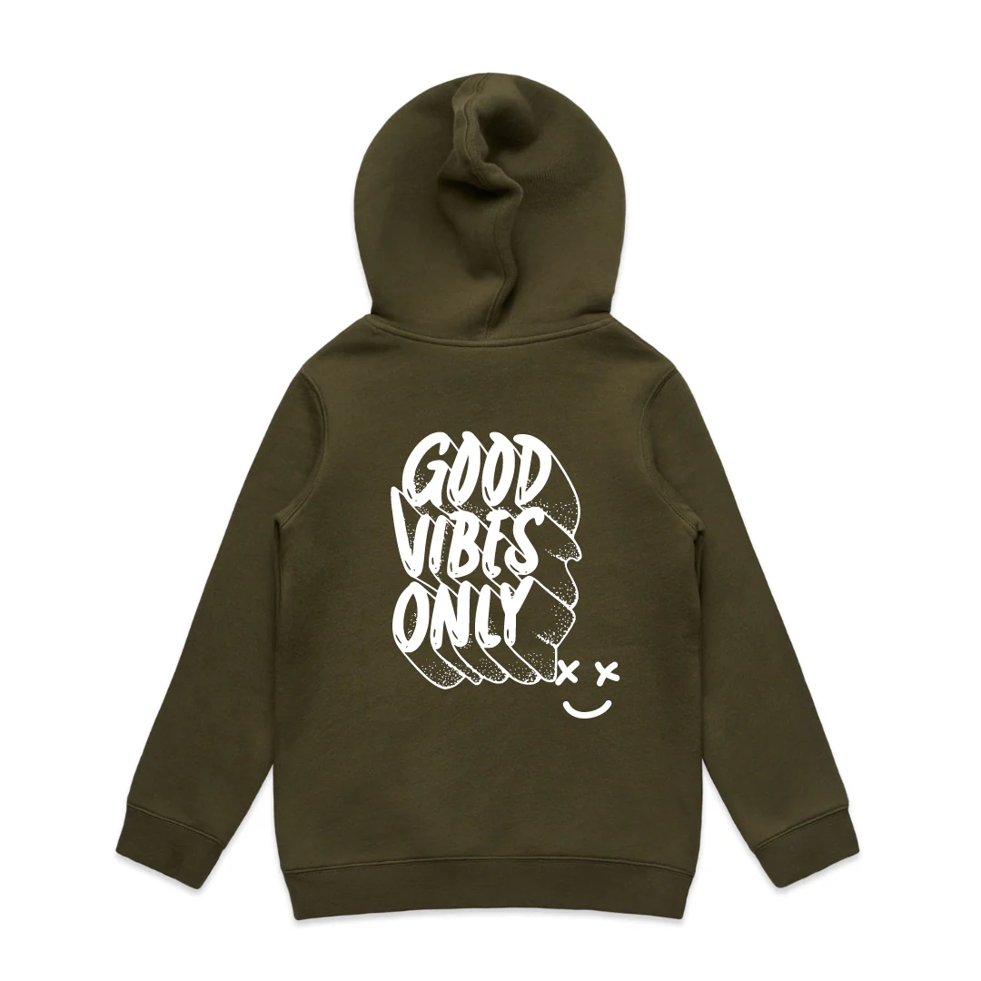 MLW By Design - Good Vibes Only Fleece Hoodie | Various Colours - Image 4