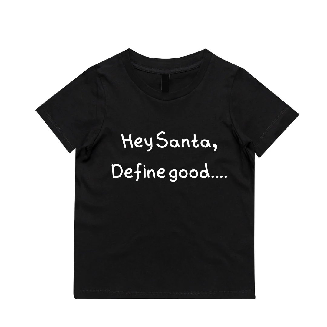 MLW By Design - Hey Santa Tee | Various Colours - Image 2