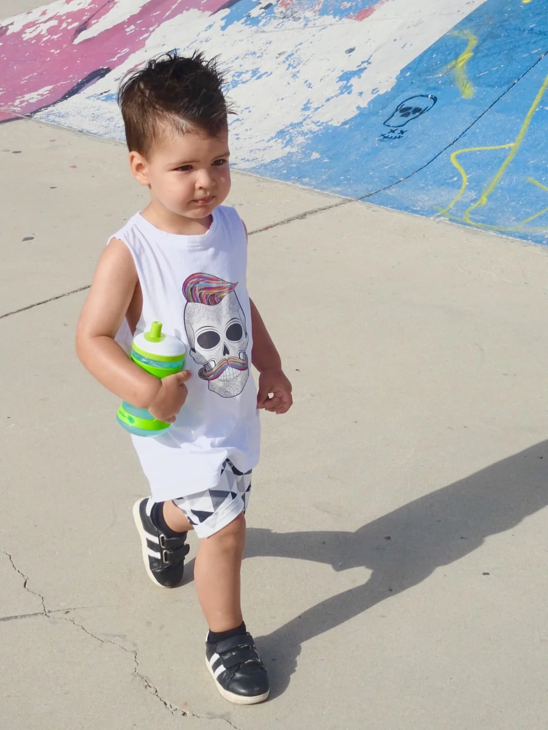 MLW By Design - Hipster Skull Muscle Tank | Various Colours - Image 6
