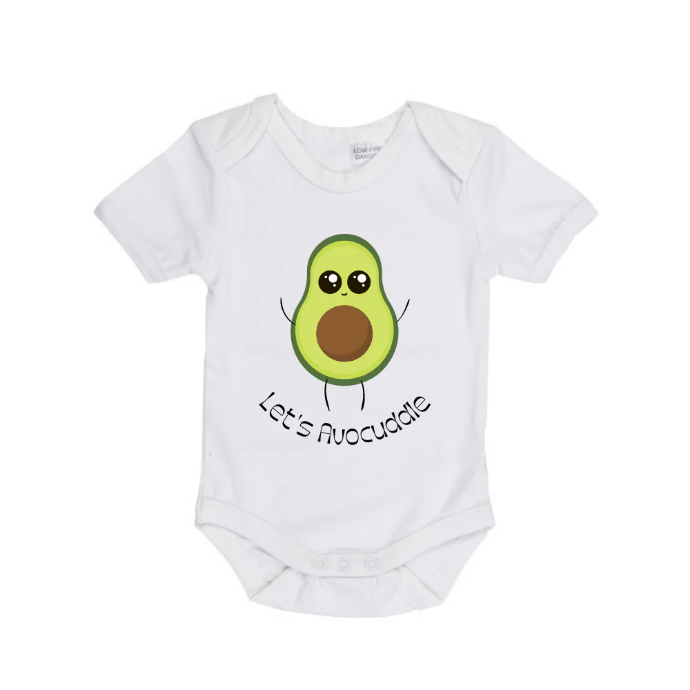 MLW By Design - Let's Avocuddle Bodysuit | White