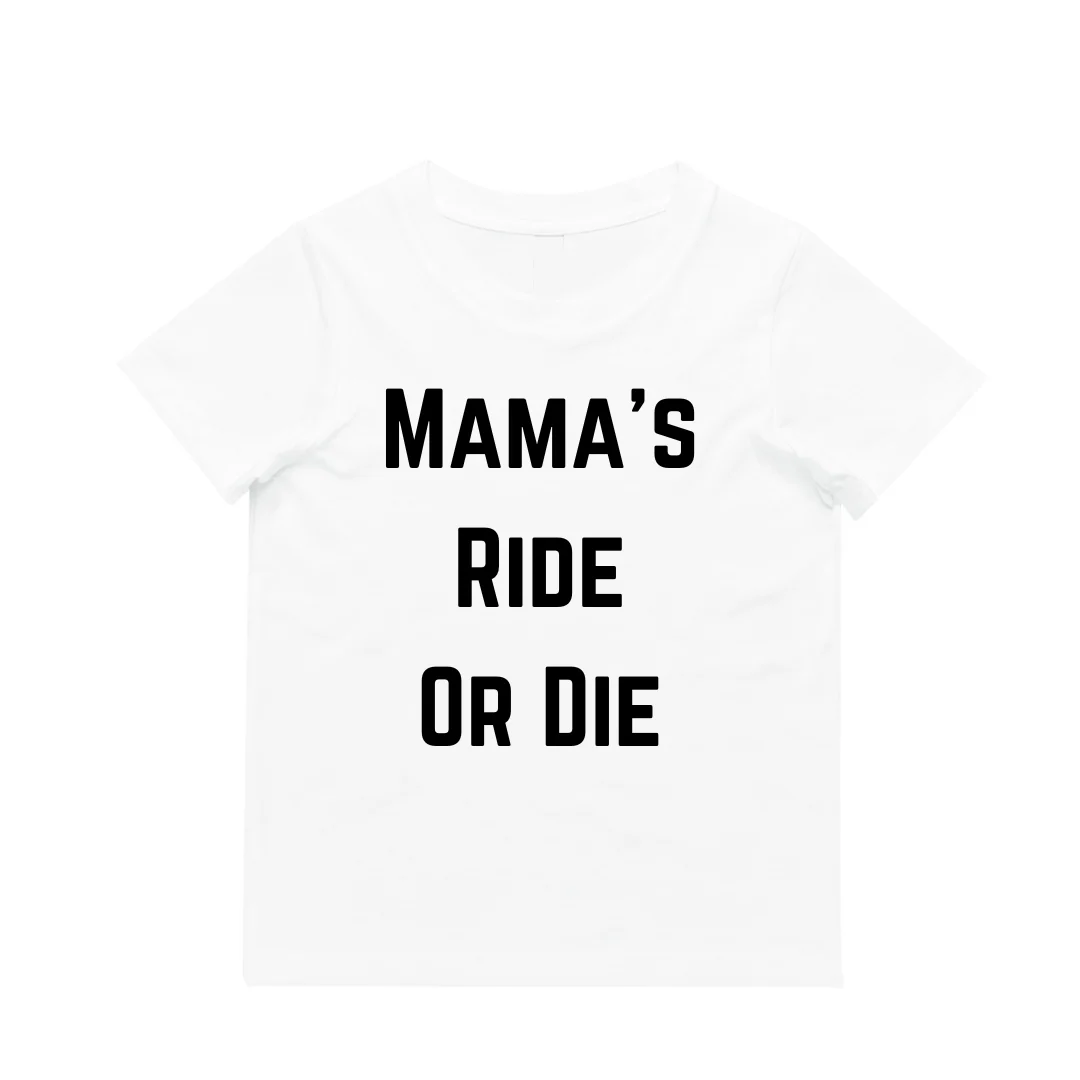 MLW By Design - Mama's Ride Or Die Tee | Various Colours - Image 4