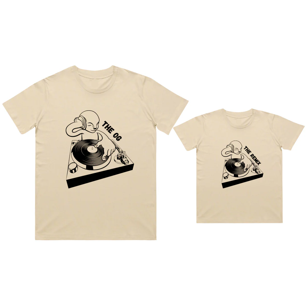 MLW By Design - Matching DJ Dad & Kid Tees | Various Colours - Image 4