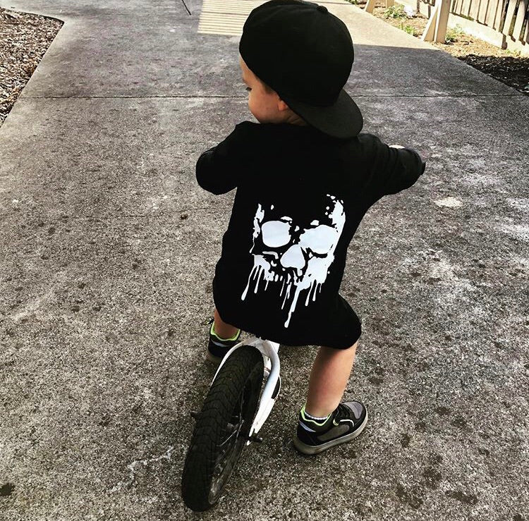 MLW By Design - Melting Skull Tee | Black or White - Image 2