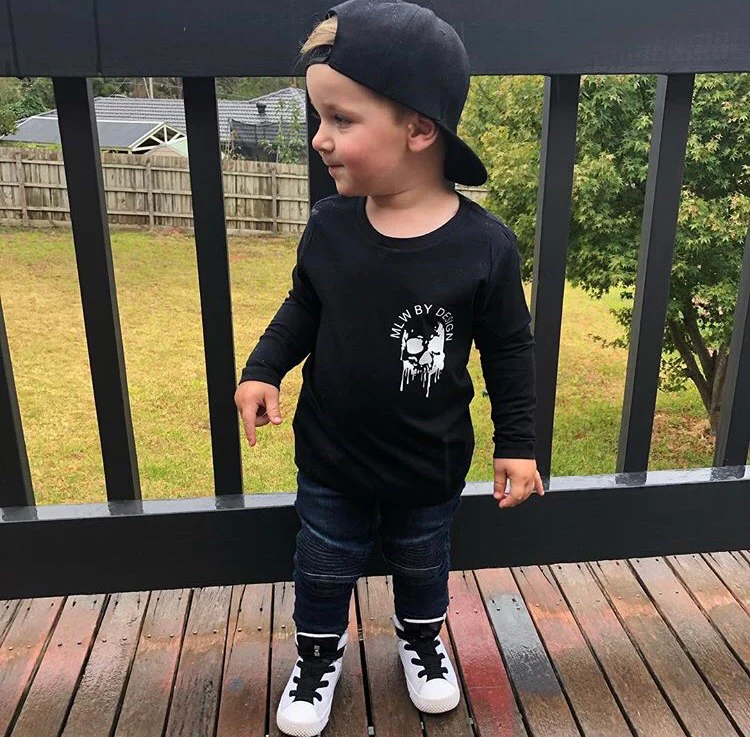 MLW By Design - Melting Skull Tee | Black or White - Image 6