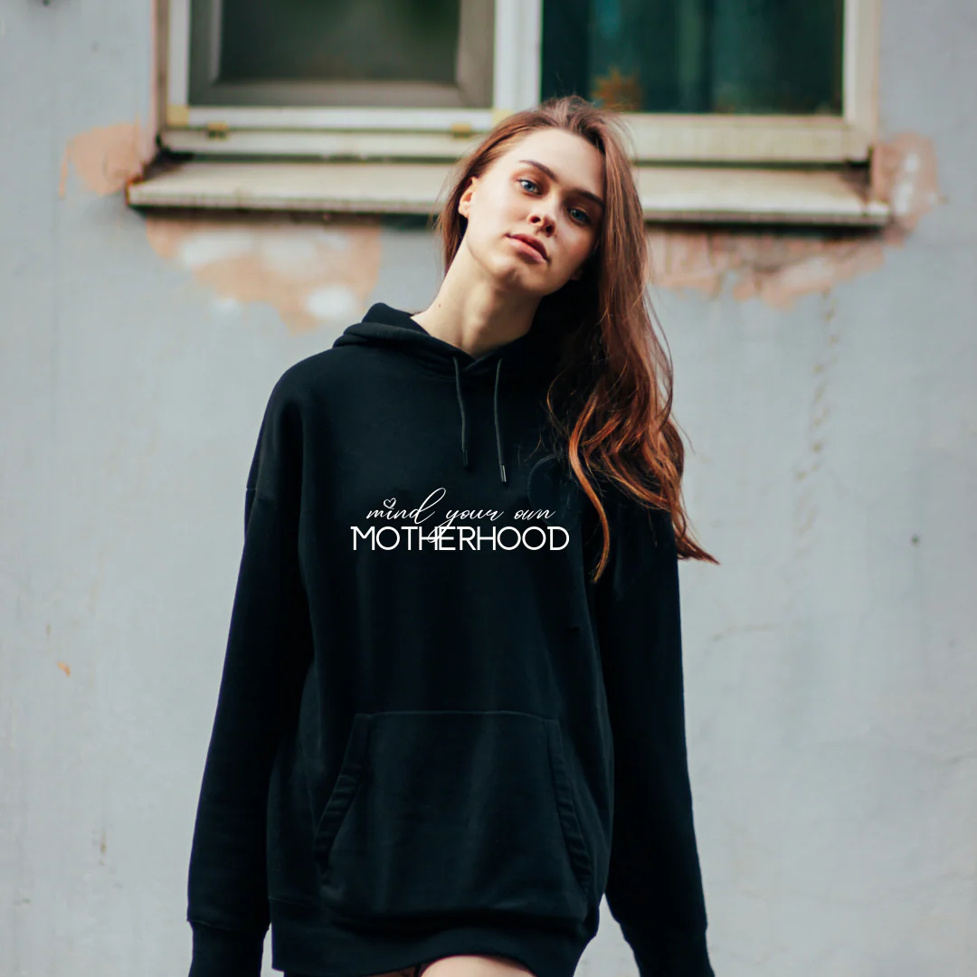 MLW By Design - Mind Your Own Motherhood Fleece Adult Hoodie - Image 2