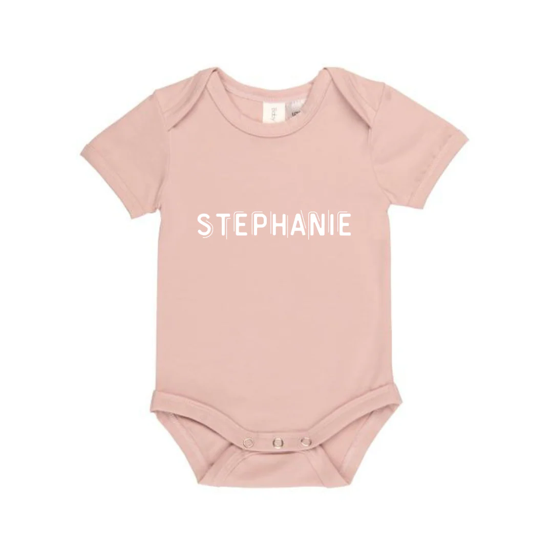 MLW By Design - Name Outline Bodysuit | Various Colours - Image 4