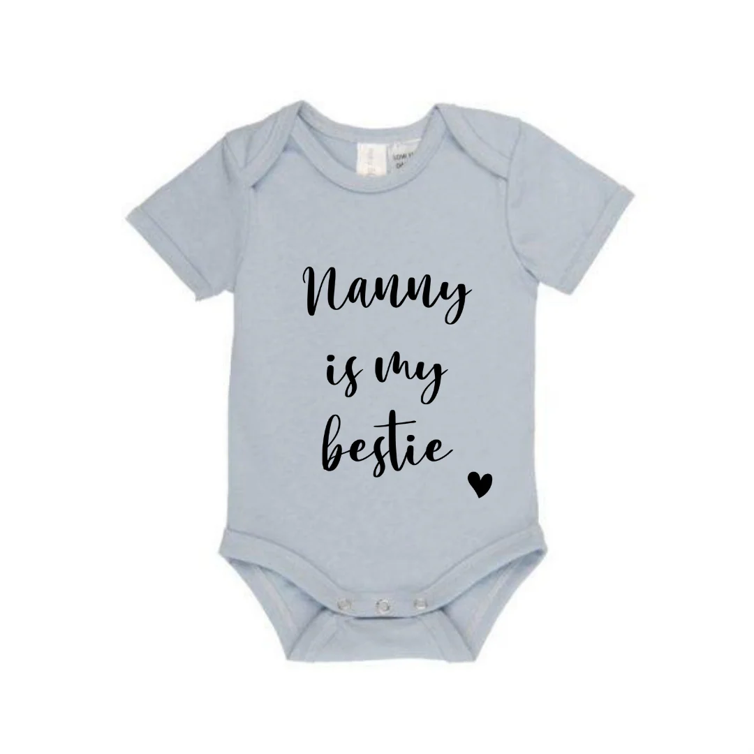 MLW By Design - Nanny Is My Bestie Bodysuit | Various Colours - Image 5