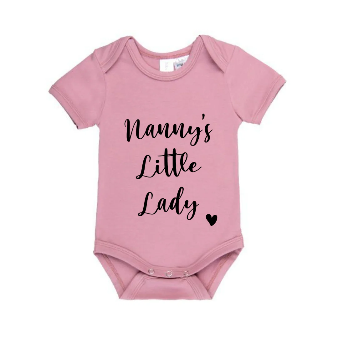 MLW By Design - Nanny's Little Lady Bodysuit | Various Colours - Image 2