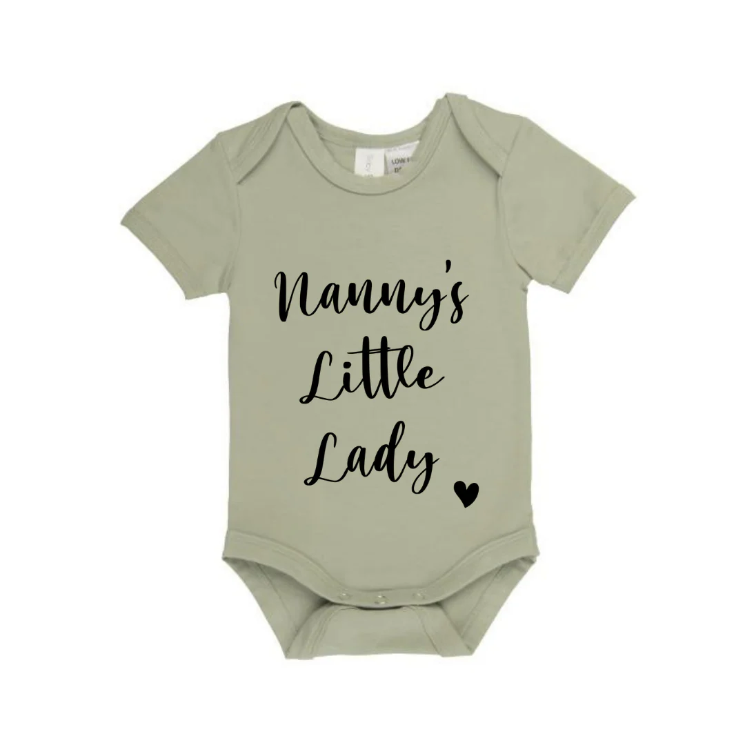 MLW By Design - Nanny's Little Lady Bodysuit | Various Colours - Image 3