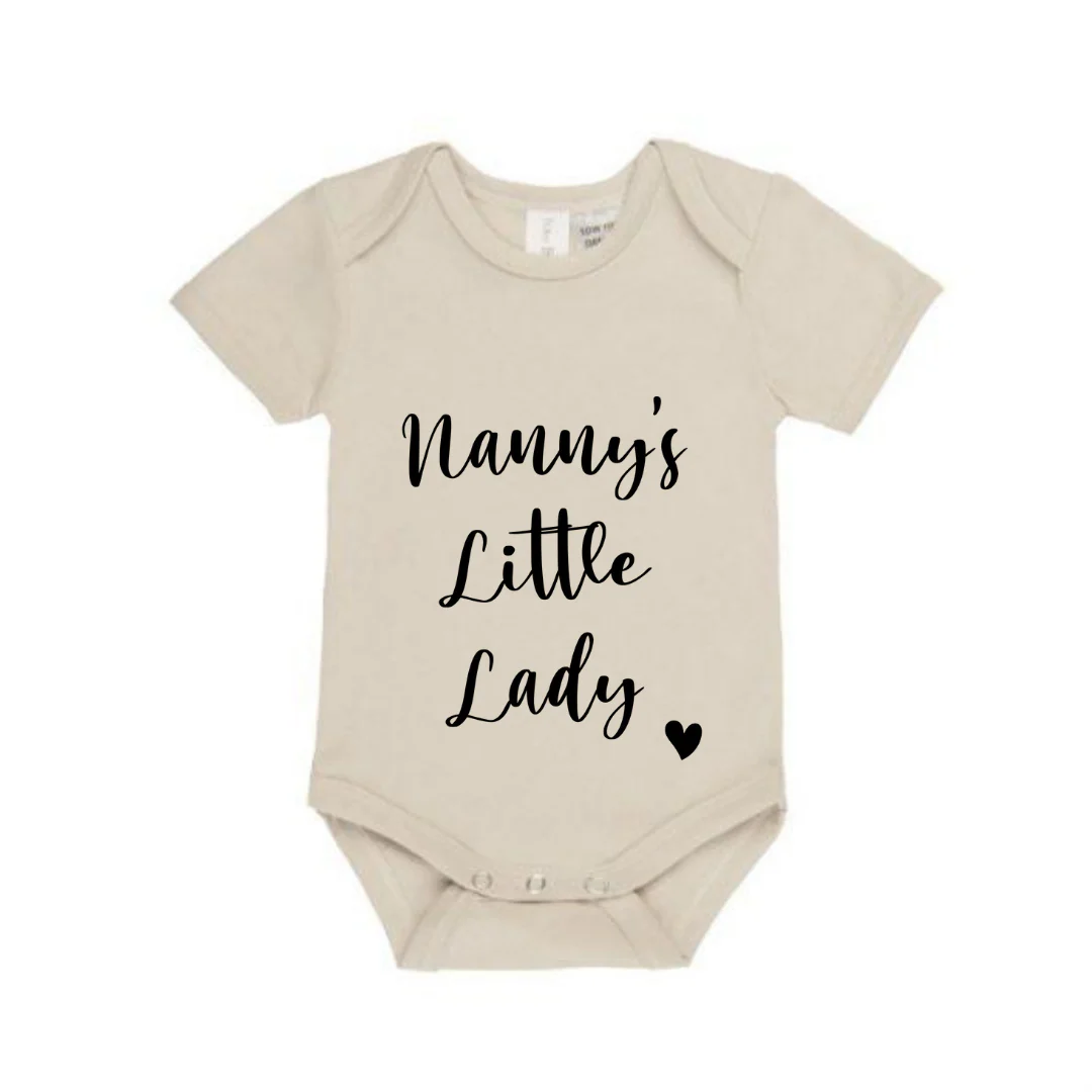 MLW By Design - Nanny's Little Lady Bodysuit | Various Colours - Image 4