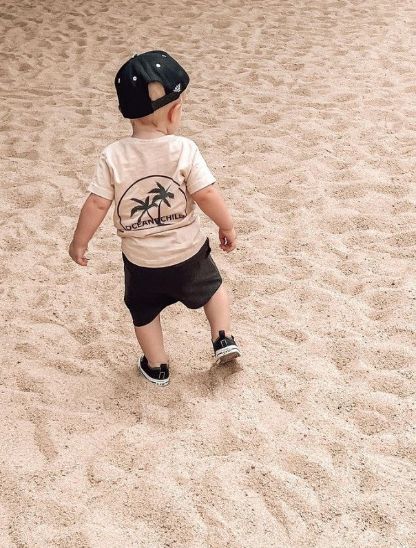 MLW By Design - Ocean Child Stonewash Tee | Sand or Black - Image 2